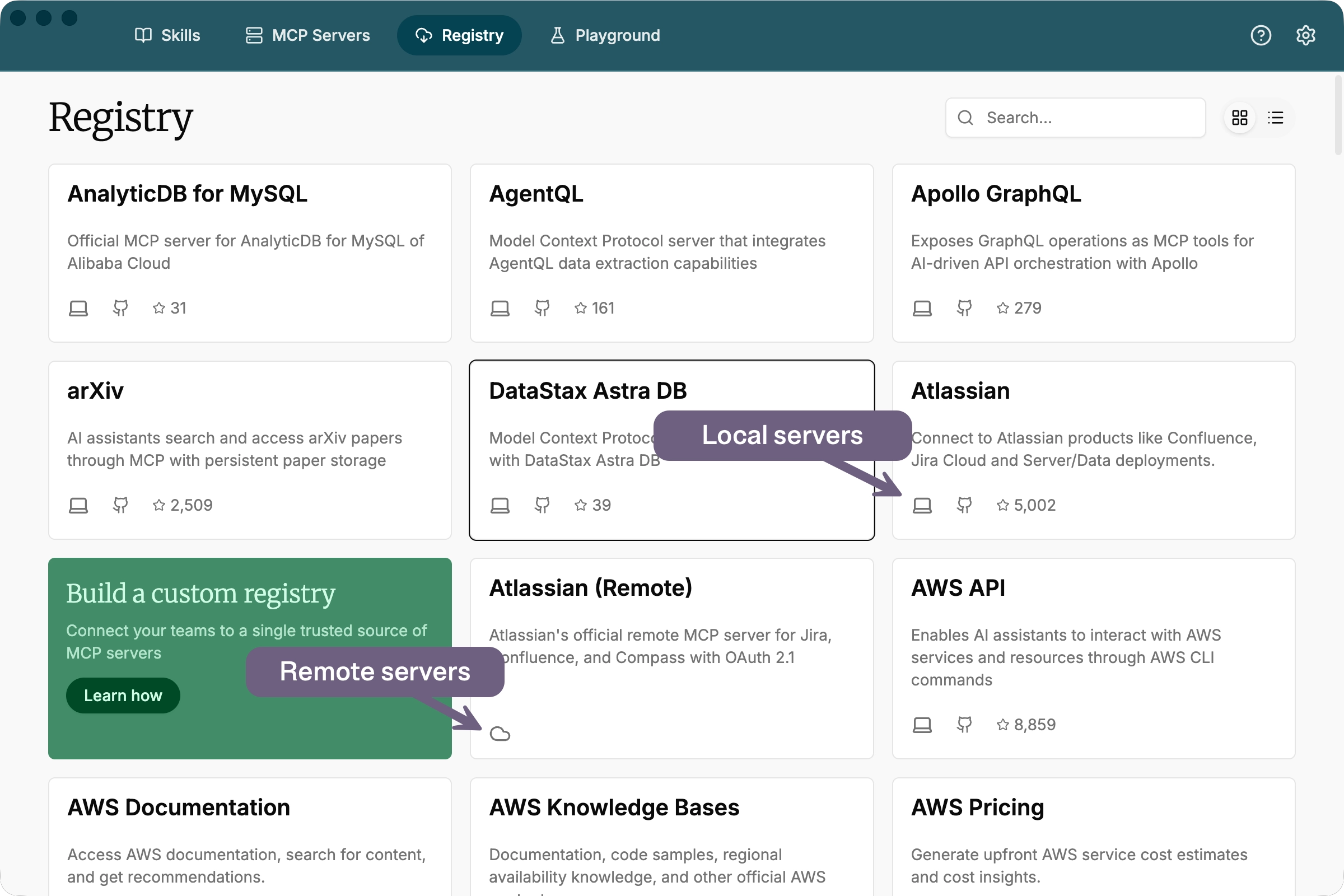 ToolHive Registry Page ToolHive Registry Page